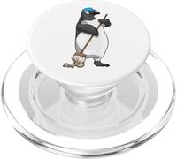 Manchot Nettoyeur Balai à Franges PopSockets PopGrip pour MagSafe
