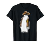 Manchot Sheriff Chapeau de cowboy T-Shirt