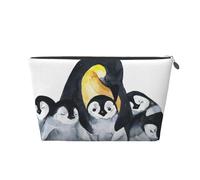 Manchots Empereurs avec des Enfants dans La Neige, Trousse de Toilette Trousse de Maquillage Sac à cosmétiques Trousse de Toilette de Voyage Portable