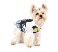 Manchots empereurs avec Enfants dans la Neige,T-Shirt sans Manches en Coton pour Animaux de Compagnie, Gilet Respirant, Extensible et Doux,M