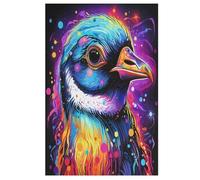 Manchots Puzzle en Bois 1000 Pièces pour Adultes Et Enfants, Puzzles Impossible, Jeu De Patience Coloré, À Partir De 12 Ans （78×53cm）