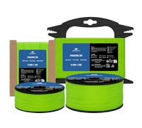 Manco Element Paracorde 2mm 15m Corde Nylon 3 Brins Type I Cordelette | 100% Nylon, Capacité de Charge 90kg (200lbs), Idéal pour Extrieur, Artisanat, Camping, Bobine