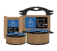 Manco Element Paracorde 2mm 30m Corde Nylon 3 Brins Type I Cordelette | Noir, 100% Nylon, Capacité de Charge 90kg (200lbs), Idéal pour Extrieur, Artisanat, Camping, Bobine