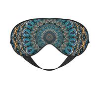 Mandala (2) Masque de sommeil double face pour homme et femme Occultant pour dormir Voyage