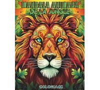Mandala Animaux de la Jungle: Livre de Coloriage Mandala Animaux pour Tous les Âges : Découvrez plus de 30 Animaux Exotiques de la Jungle dans des Motifs Mandala Uniques avec des Faits Éducatifs