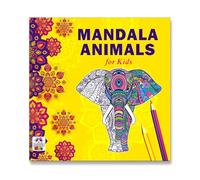 Mandala Art Animals Coloring Book for Kids | 30 Wildlife Jungle Animal Mandala Designs to Enhance Art Coloring, Drawing & Focus | High Quality Premium Paper | Perfect Gift for Children & Teens
