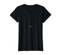 Mandala Art géométrique méditation Pleine Conscience Recherche de Paix T-Shirt Graphique avec Valeur, Femme, Noir, L