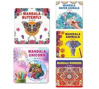 Mandala Beautiful Butterfly Art + Unicorn Designs + Sea Animals Designs + Animals Designs + Wonders Mandala Art Designs Colouring Books | Calmness | Inspiration | Wonder | Expression | Light | Energy