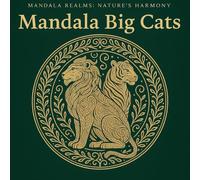 Mandala Big Cats: Majestic Lion & Tiger Mandala Colouring Book for Adults and Teens: Intricate Animal Mandalas for Relaxation, Stress Relief and Creative Mindfulness