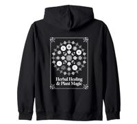 Mandala botanique magique à base de plantes et plantes Sweat à Capuche