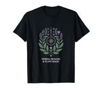 Mandala botanique magique à base de plantes et plantes T-Shirt