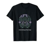 Mandala botanique magique à base de plantes et plantes T-Shirt