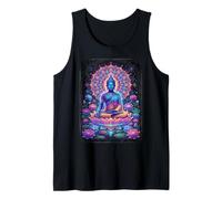 Mandala Bouddha Lotus Coloré pour Un Esprit Zen Débardeur