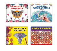 Mandala Butterfly + Sea Animals + Animals + Wonders Art Designs Pattern Colouring Books For Kids | Wonders World | Creative Art | Mandala Shapes | Fun Doodles | Kids Drawing | Floral Patterns | Unicor