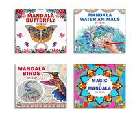 Mandala Butterfly + Sea Animals + Birds + Magic Art Designs Pattern Colouring Books For Kids | Creative Art | Mandala Shapes | Fun Doodles | Kids Drawing | Floral Patterns | Unicorn Dreams | Fruits De