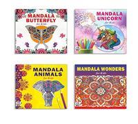 Mandala Butterfly + Unicorn + Animals + Wonders Art Designs Pattern Colouring Books For Kids | Fun Doodles | Kids Drawing | Floral Patterns | Unicorn Dreams | Fruits Delight | Ocean Animals | Wild Cre