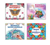 Mandala Butterfly + Unicorn + Sea Animals + Magic Art Designs Pattern Colouring Books For Kids | Fruits Delight | Ocean Animals | Wild Creatures | Bird Sketches | Magical Swirls | Wonders World | Crea