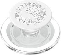 Mandala Cheval à colorier pour Les Enfants PopSockets PopGrip pour MagSafe