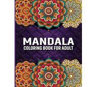 Mandala Color by Number Coloring Book for Adults: Mandala Art Large Print Easy Mandala Coloring Book For Kids, Adults, Seniors And Beginners, Stress ... Coloring Book With Fun, Easy, And Relaxing