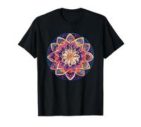 Mandala coloré Boho Géométrie Sacrée Yoga T-Shirt