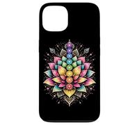 Mandala coloré Lotus Chakra Spirituel Yoga Méditation Coque pour iPhone 13