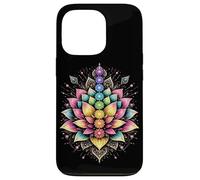 Mandala coloré Lotus Chakra Spirituel Yoga Méditation Coque pour iPhone 13 Pro