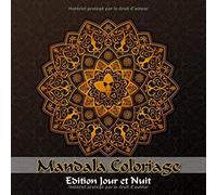 Mandala Coloriage: 41 mandalas uniques et intemporels avec fond noir et blanc changeant pour les enfants et les adultes à colorier et à copier