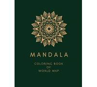 Mandala Coloring Book for Adults: 31 Countries Map Mandalas for Relaxation & Stress Relief | An Adult Book with Fun, Easy, and Relaxing Coloring Pages