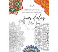 Mandala Coloring Journal: Stress Relief & Mindfulness with Color Test and Lined Pages: Relaxation and mindfulness, Art journaling and gratitude writing for Teenage and Adult.