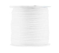 Mandala Crafts Cordon de couture en nylon satiné 0,8 mm 100 m blanc