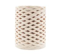 Mandala Crafts Ruban raphia crème pour emballage cadeau - 91,4 m de long en raphia naturel pour travaux manuels et décoration