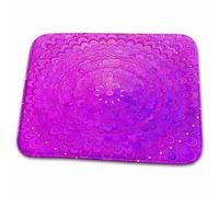 Mandala De Fleurs Roses Et Violettes - Motif Bohème Abstrait Zydd - Mandalas De Fleurs Paillasson D'Entree Absorbant Tapis De Douche Antidérapant Welcome Paillassons pour Salon Couloir 40X60 Cm