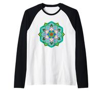 Mandala de Luxe avec t-Shirt Arabesque doré Manche Raglan
