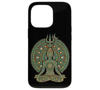 Mandala de méditation spirituelle Dot Art Coque pour iPhone 13 Pro