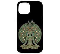 Mandala de méditation spirituelle Dot Art Coque pour iPhone 15