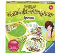 Ravensburger Mandala Designer – Pochoirs et crayons inclus – Horses – Dès 6 ans – Version française