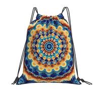 Mandala Ethnique Bohème Femme Homme Sacs De Gym Léger Sac À Cordon Étanche Gym Sack Pour Natation Voyage Gymnastique
