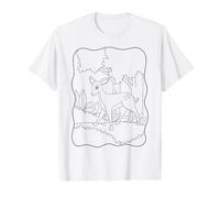 Mandala Fauve à colorier pour Les Enfants T-Shirt Graphique avec Valeur