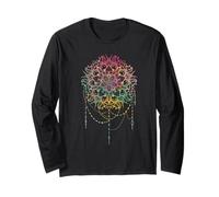 Mandala Fleur Géométrie Sacrée Art Fractale Good Vibe Manche Longue