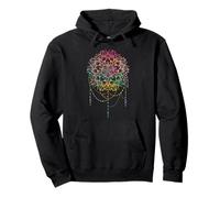 Mandala Fleur Géométrie Sacrée Art Fractale Good Vibe Sweat à Capuche