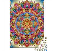 Mandala Fleur Puzzle 1000 Pièces Educa Jouet en Bois Divertissement Créatif De l'art De La Décoration Jeu Éduchatif Challenge Toy Adultes & Enfants des 14 Ans 1000pcs (75x50cm)