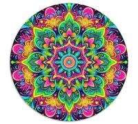 Mandala Fleur Puzzle 1000 Pièces Educa Jouet en Bois Jeu D'Intelligence Décoration Intérieure Jeu Éduchatif Challenge Toy Adultes & Enfants des 14 Ans 1000pcs (67.5x67.5cm)