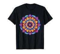 Mandala Fleur Yoga Méditation T-Shirt