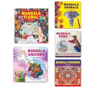 Mandala Floral Art + Cute Unicorn Designs + Animals Designs + Birds Designs + Wonders Mandala Art Designs Colouring Books | Joy | Reflection | Growth | Harmony | Serenity | Exploration | Zen | Discove