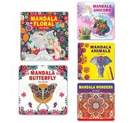 Mandala Floral + Cute Butterfly + Amazing Unicorn + Animals + Wonders Art Designs Pattern Colouring Books For Kids | Mandala Art | Coloring Book | Relaxation | Creativity | Mindfulness | Stress Relief