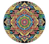 Mandala Flower 1000 Pièces Puzzle Circulaire pour Adultes Et Enfants Créatif Cadeau Unique Jouets Éducatifs pour Enfants Jeu D'Intelligence De l'art De La 1000pcs (67.5x67.5cm)