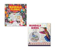 Mandala Gorgeous And Unique Floral Designs + Mandala Creative Birds Art Designs Colouring Books For Kids | Art Skill Building | Beautiful Coloring Book | Birds And Flowers Book | After School Activity