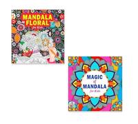 Mandala Gorgeous And Unique Floral Designs + Mandala Fun & Relaxing Magic Art Designs Colouring Books For Kids | Quiet Time Activity | Art And Craft Book | Wholesome Kids Activity | Stress Relief Colo