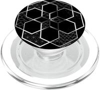 Mandala Hexagonal en nid d'abeille à géométrie sacrée PopSockets PopGrip pour MagSafe