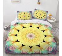 Mandala Housse De Couette X Imprim¿¿ D Myst¿¿Re Parure De Lit Personnes Ado Fille Enfants Microfibre Literie Pi¿¿Ces Avec Fermeture ¿¿Clair Et T